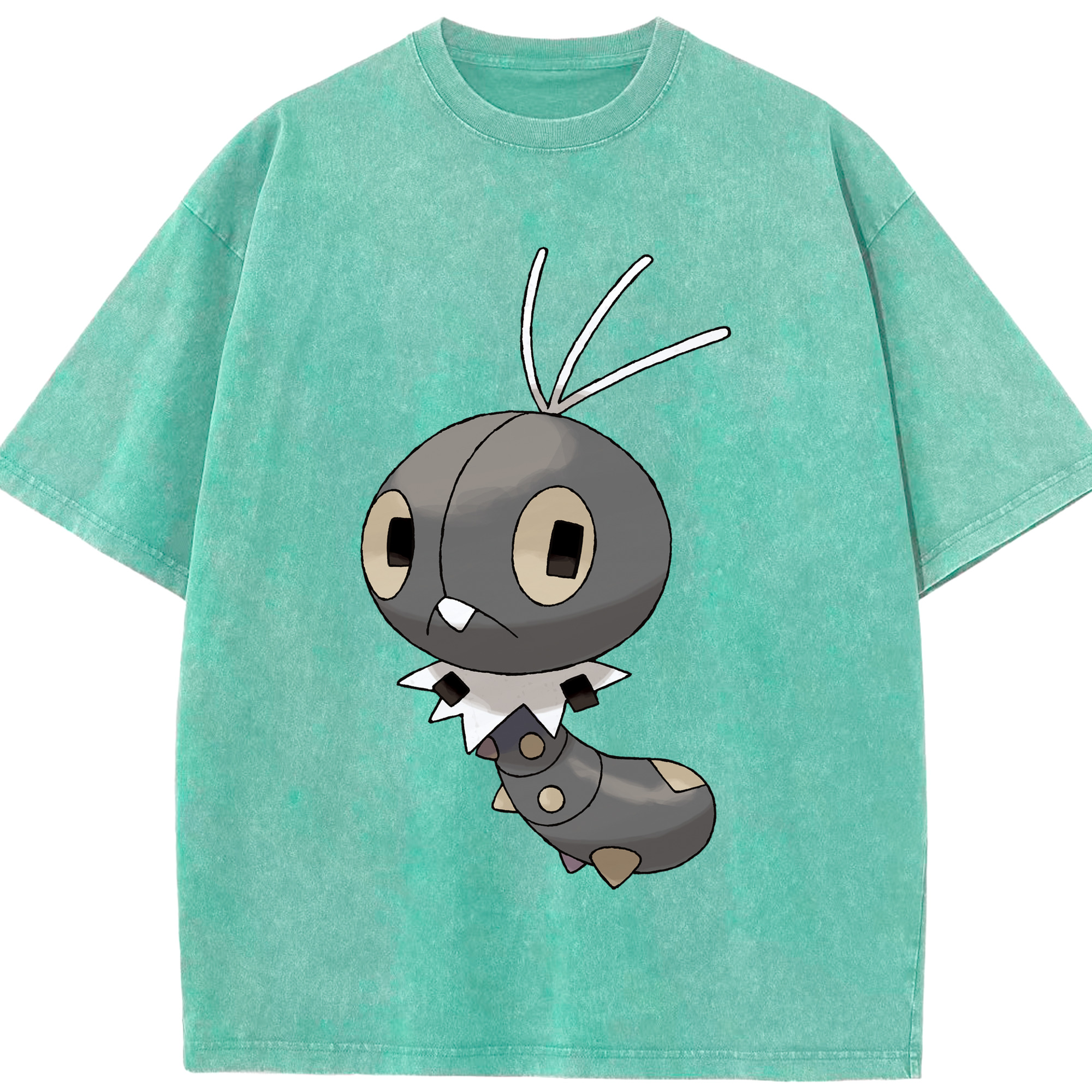 （画像用） ポケットモンスター Pokémon 綿100% ヴィンテージ風 半袖Tシャツ（フロントプリント）